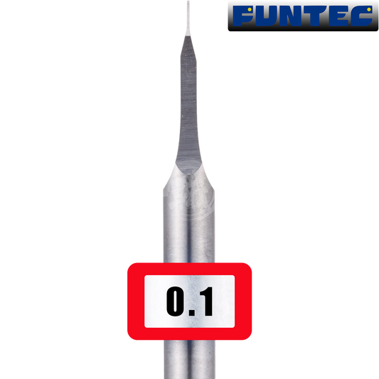 Funtec - Tungsten Carbide Chisel Bits [0.1mm] - ShokuninGunpla