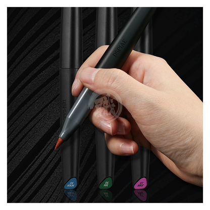 MKM-07 Gun Metal Soft Tip Acrylic Marker