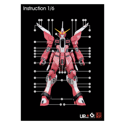 HG Infinite Justice Gundam Type II Waterslide Decals [UV] - ShokuninGunpla