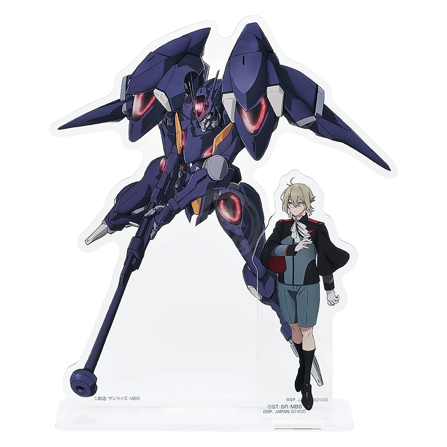 Bandai - Gunpla Package Art Acrylic Stand - Gundam Pharact & Elan Ceres [Ichiban Kuji Prize D] - ShokuninGunpla