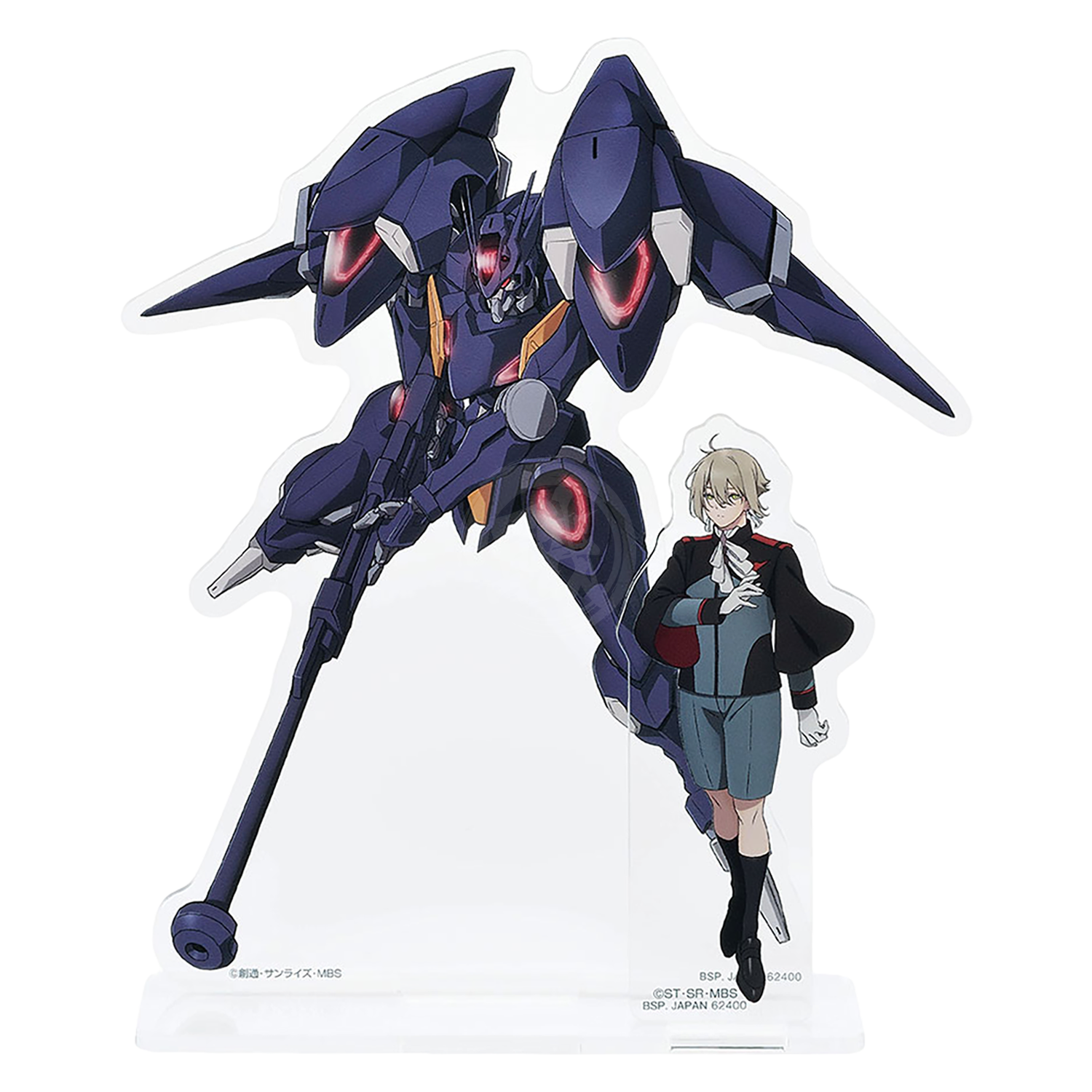 Bandai - Gunpla Package Art Acrylic Stand - Gundam Pharact & Elan Ceres [Ichiban Kuji Prize D] - ShokuninGunpla