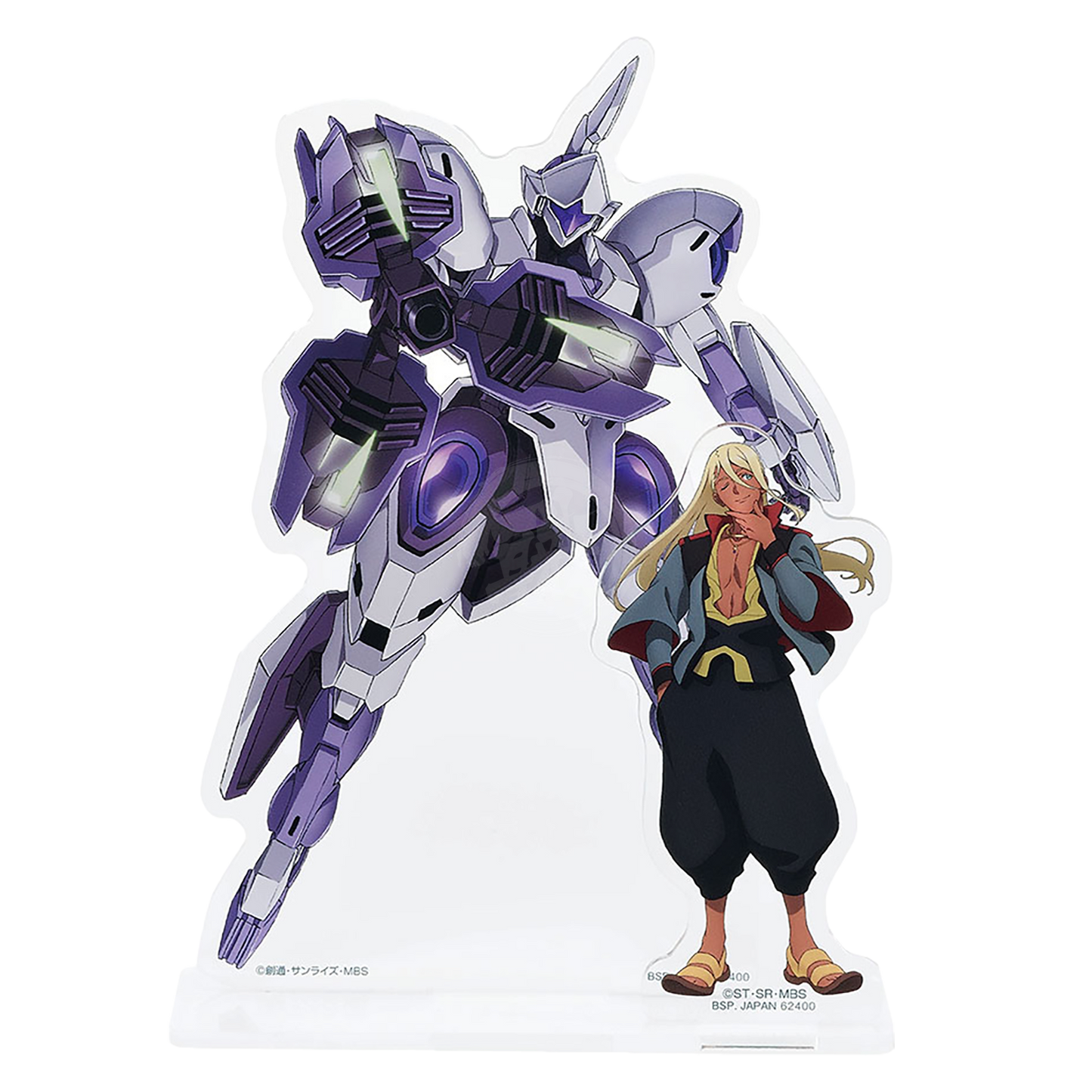 Bandai - Gunpla Package Art Acrylic Stand - Michaelis & Shaddiq Zenelli [Ichiban Kuji Prize E] - ShokuninGunpla