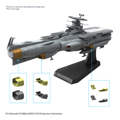 Bandai - 1/1000 EFCF Asuka Class Fast Combat Support Tender/Amphibious Assault Ship DX - ShokuninGunpla