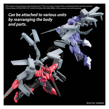 Option Parts Set Gunpla 08 [Ballden Arm Arms]