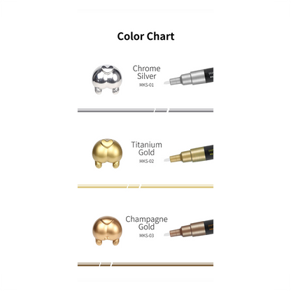 MKS-03 Champagne Gold Super Metallic Color Marker