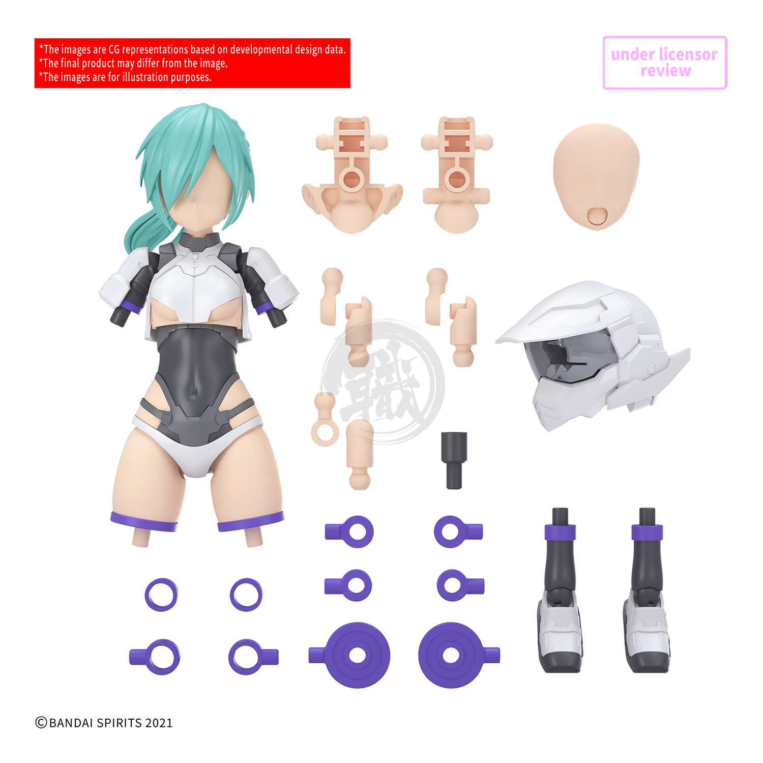 30MS Parts Set 22 [Turbo Costume Alpha] [Color B] - ShokuninGunpla