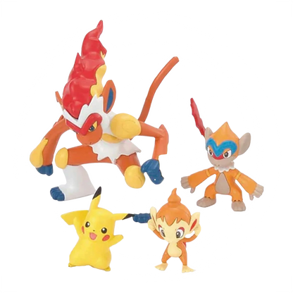 [Pokemon Plamo 07] Infernape Evolution Set