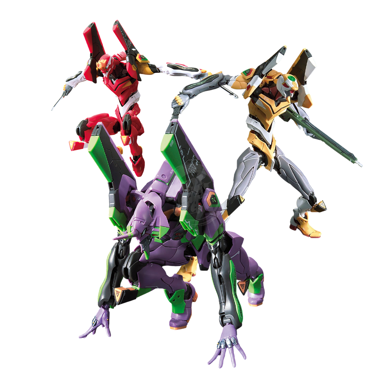 Bandai - RG Evangelion Unit 0-2 Bundle - ShokuninGunpla