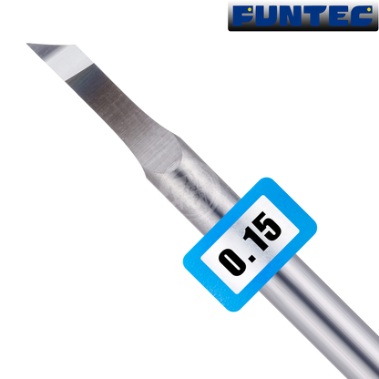 Funtec - Tungsten Carbide Chisel Bits [0.15mm] - ShokuninGunpla