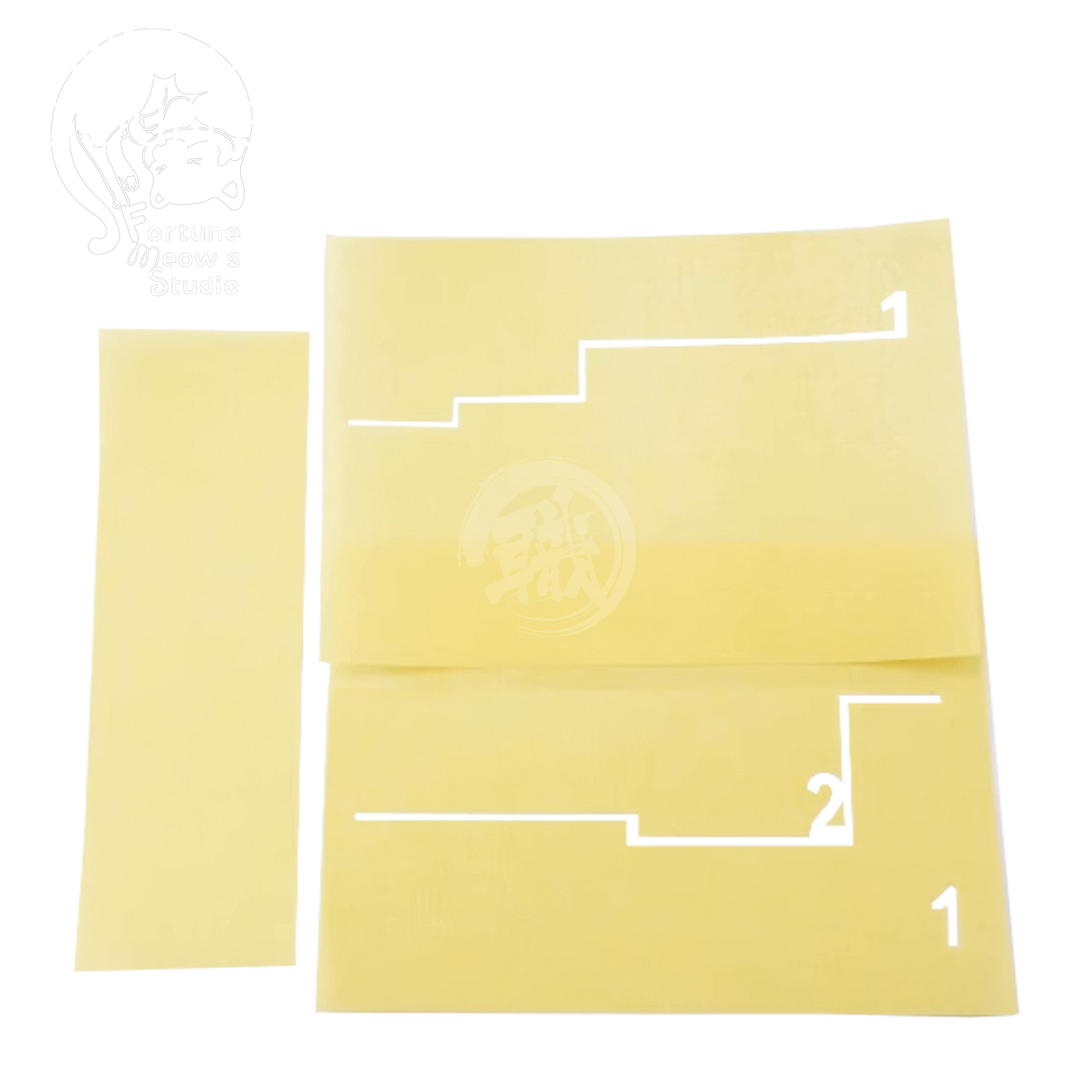 Fortune Meow Studio - Precut Masking Tape for Fortune Meow's Studio MG Nu [Double Fin Funnel Ver.] Resin Conversion Kit - ShokuninGunpla