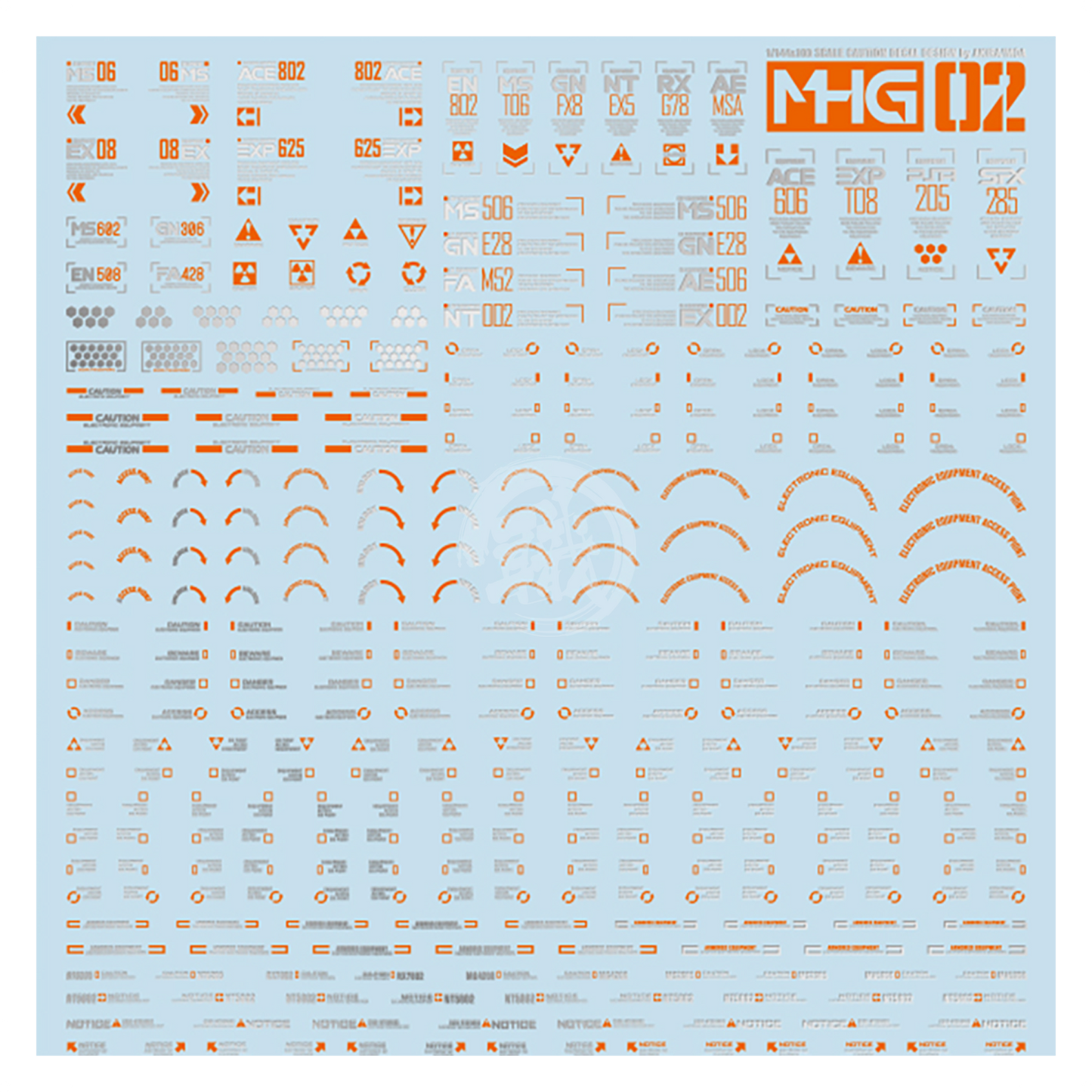 HobbyMio - General Caution Decals [MHG02-003] [UV] - ShokuninGunpla