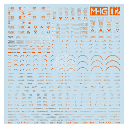 HobbyMio - General Caution Decals [MHG02-003] [UV] - ShokuninGunpla