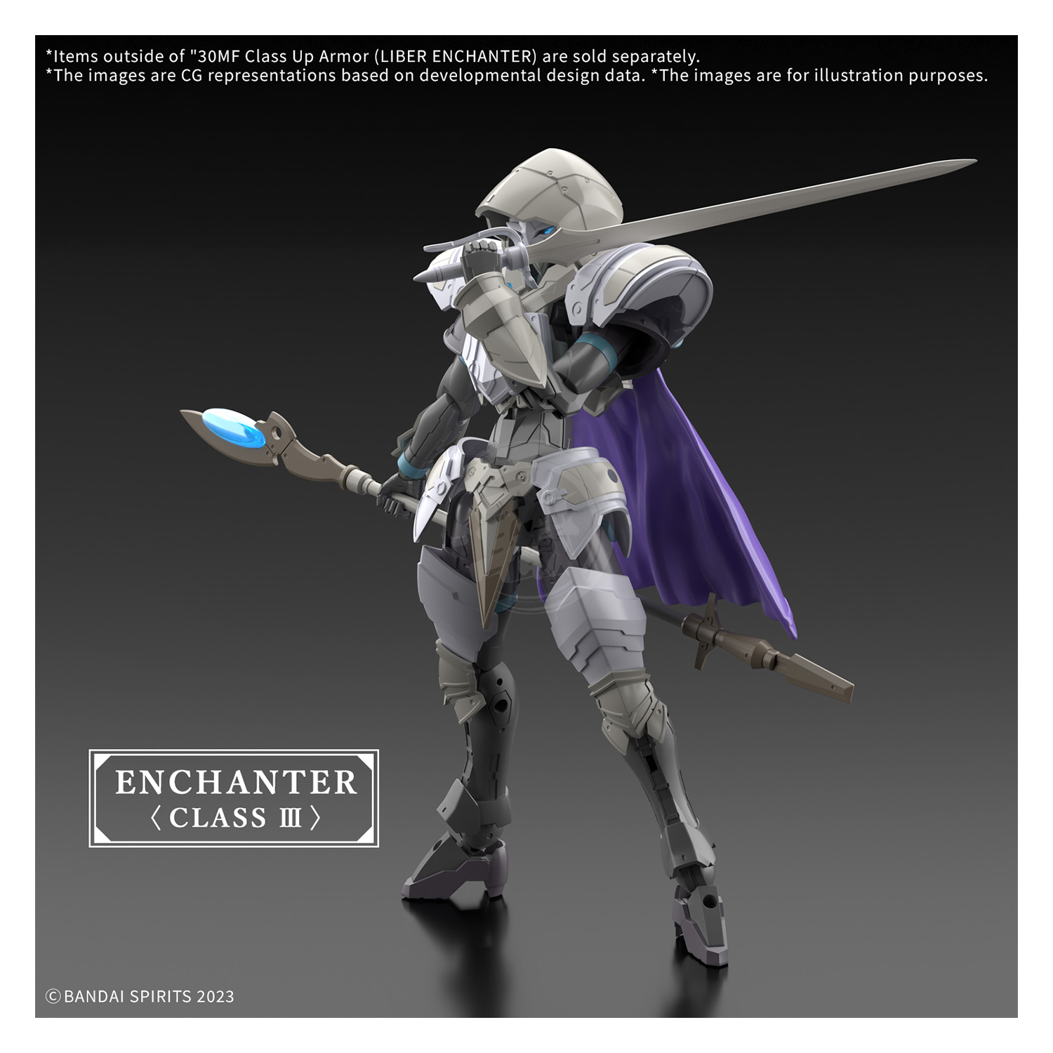 30MF Class Up Armor [Liber Enchanter] - ShokuninGunpla
