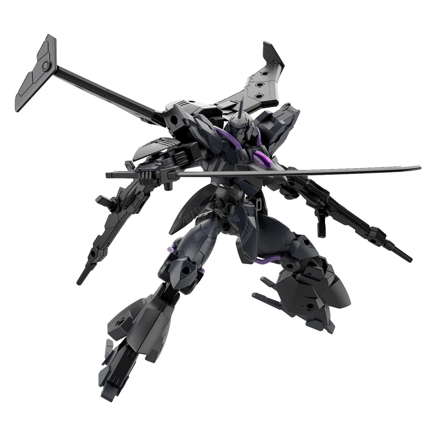 Bandai 30mm Verdenova imitation model kit with detailed parts and vibrant colors, displayed in assembled form.