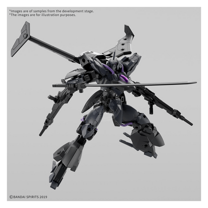 Bandai 30MM Verdenova imitation model kit, detailed plastic parts for assembling a miniature robot figure.