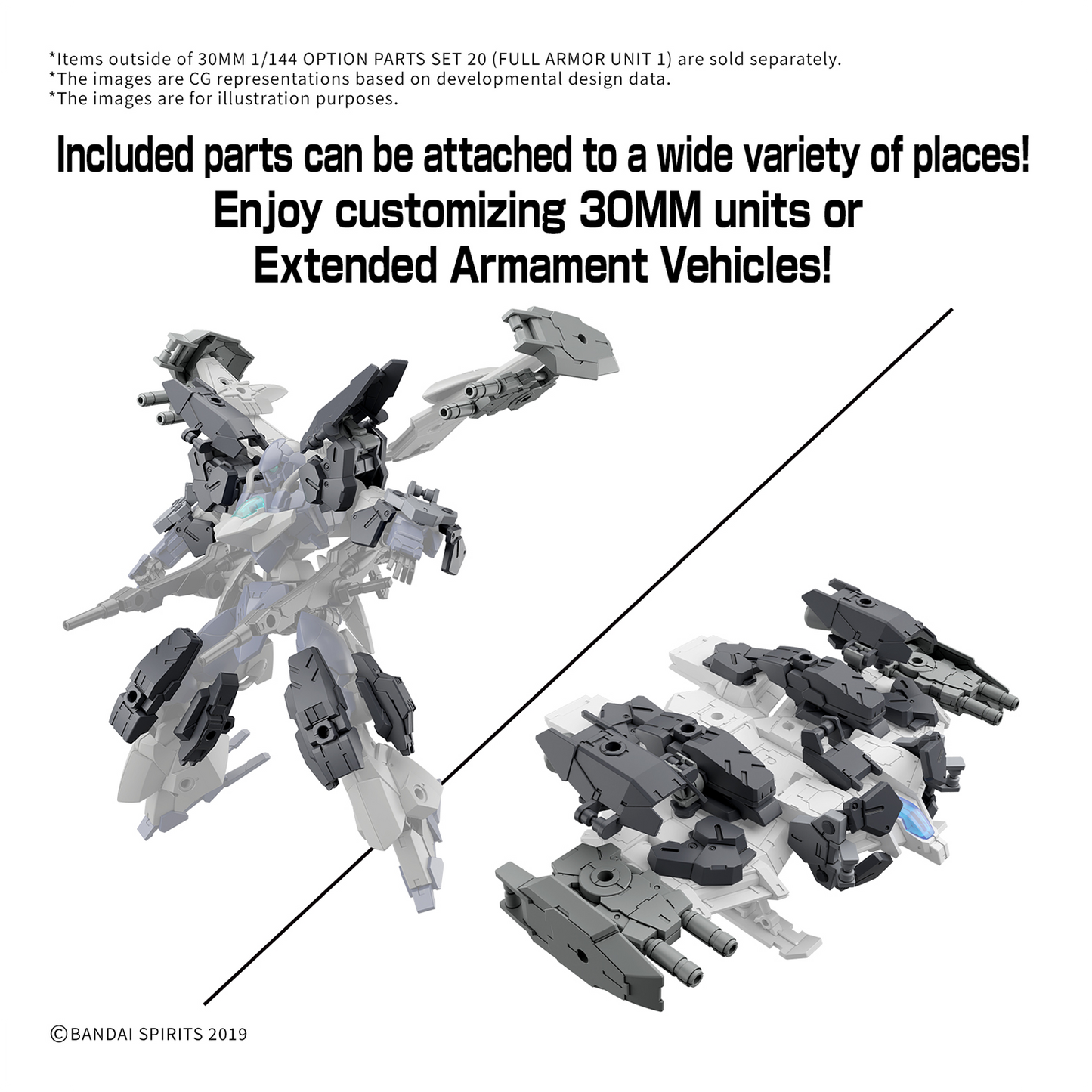 30MM Option Parts Set 20 [Full Armor Unit 1] - ShokuninGunpla