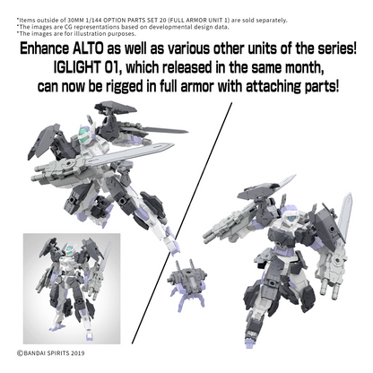 30MM Option Parts Set 20 [Full Armor Unit 1] - ShokuninGunpla
