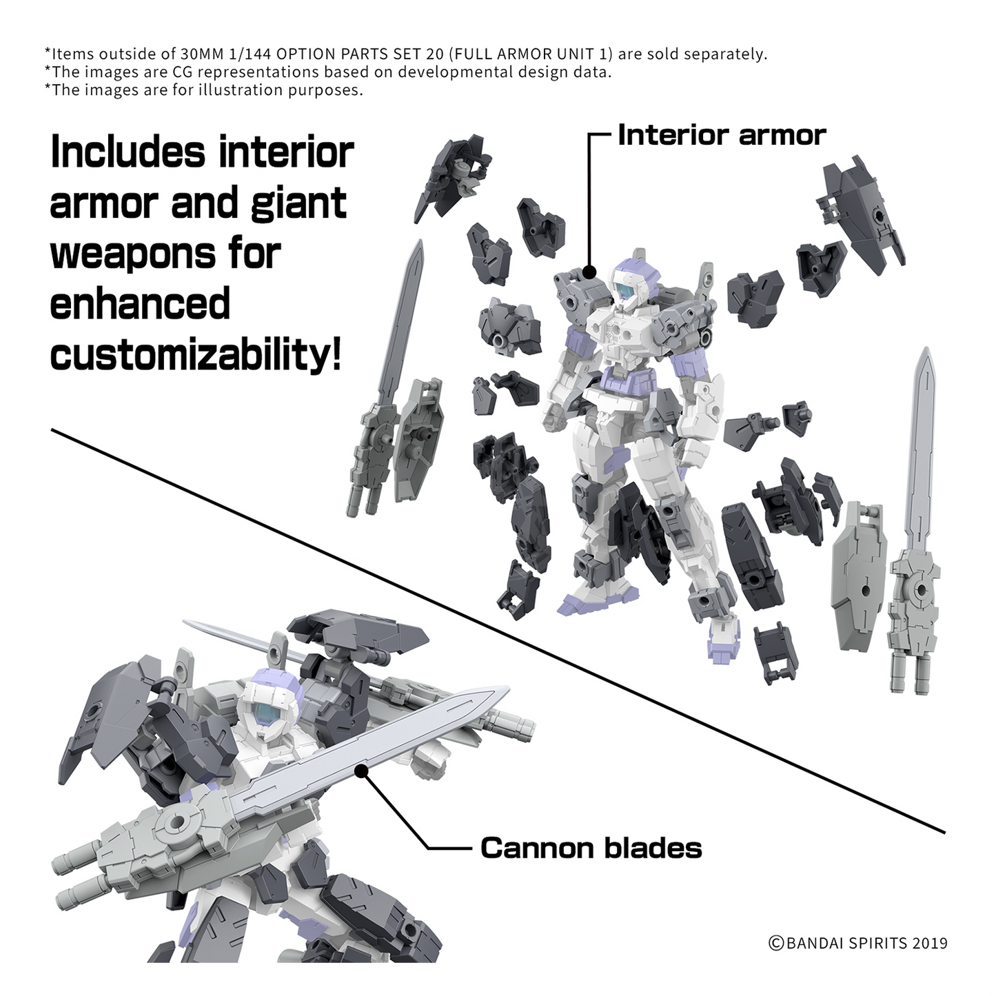 30MM Option Parts Set 20 [Full Armor Unit 1] - ShokuninGunpla