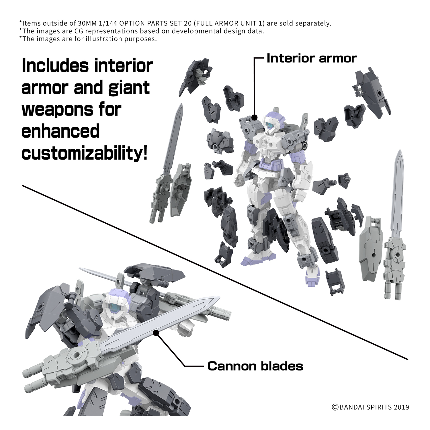 30MM Option Parts Set 20 [Full Armor Unit 1] - ShokuninGunpla