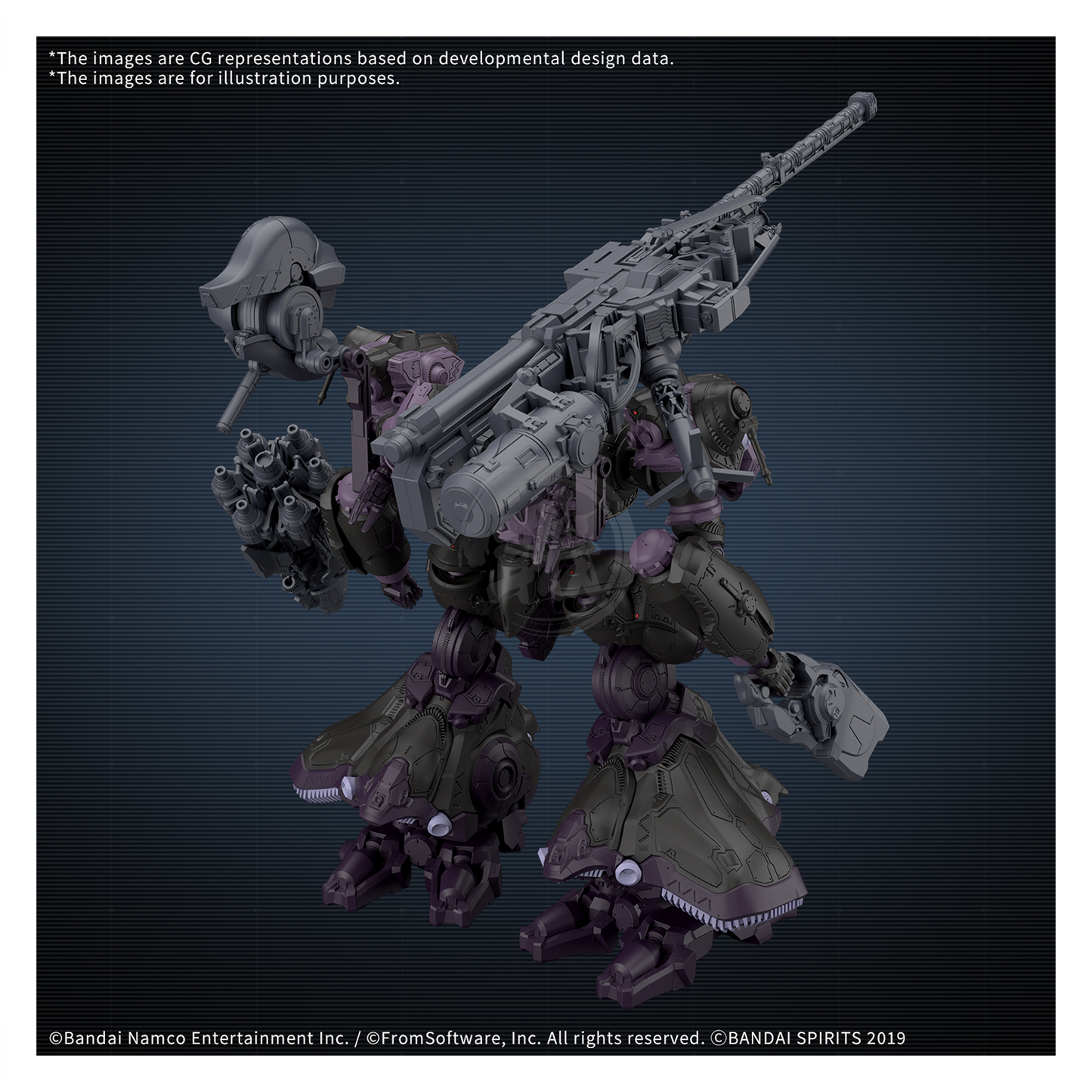 30MM Armored Core VI Fires of Rubicon Arquebus Add VE-40A Open Faith - ShokuninGunpla