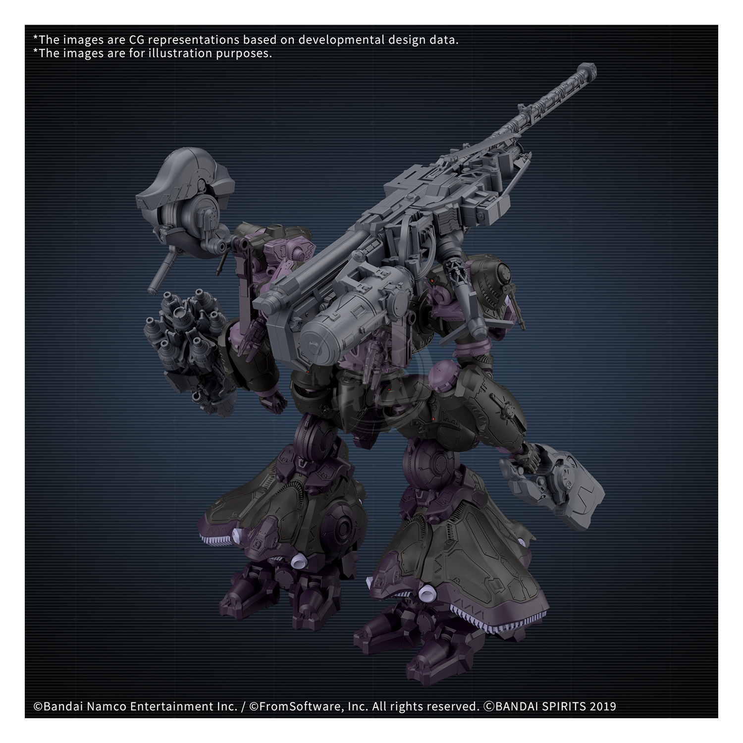 30MM Armored Core VI Fires of Rubicon Arquebus Add VE-40A Open Faith - ShokuninGunpla