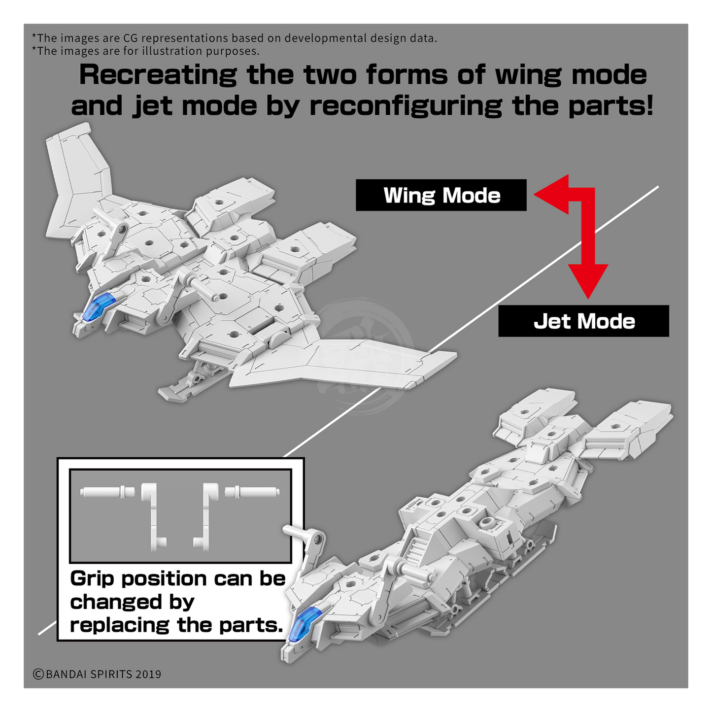 30MM Extended Armament Vehicle [Wing Mobile Ver.]