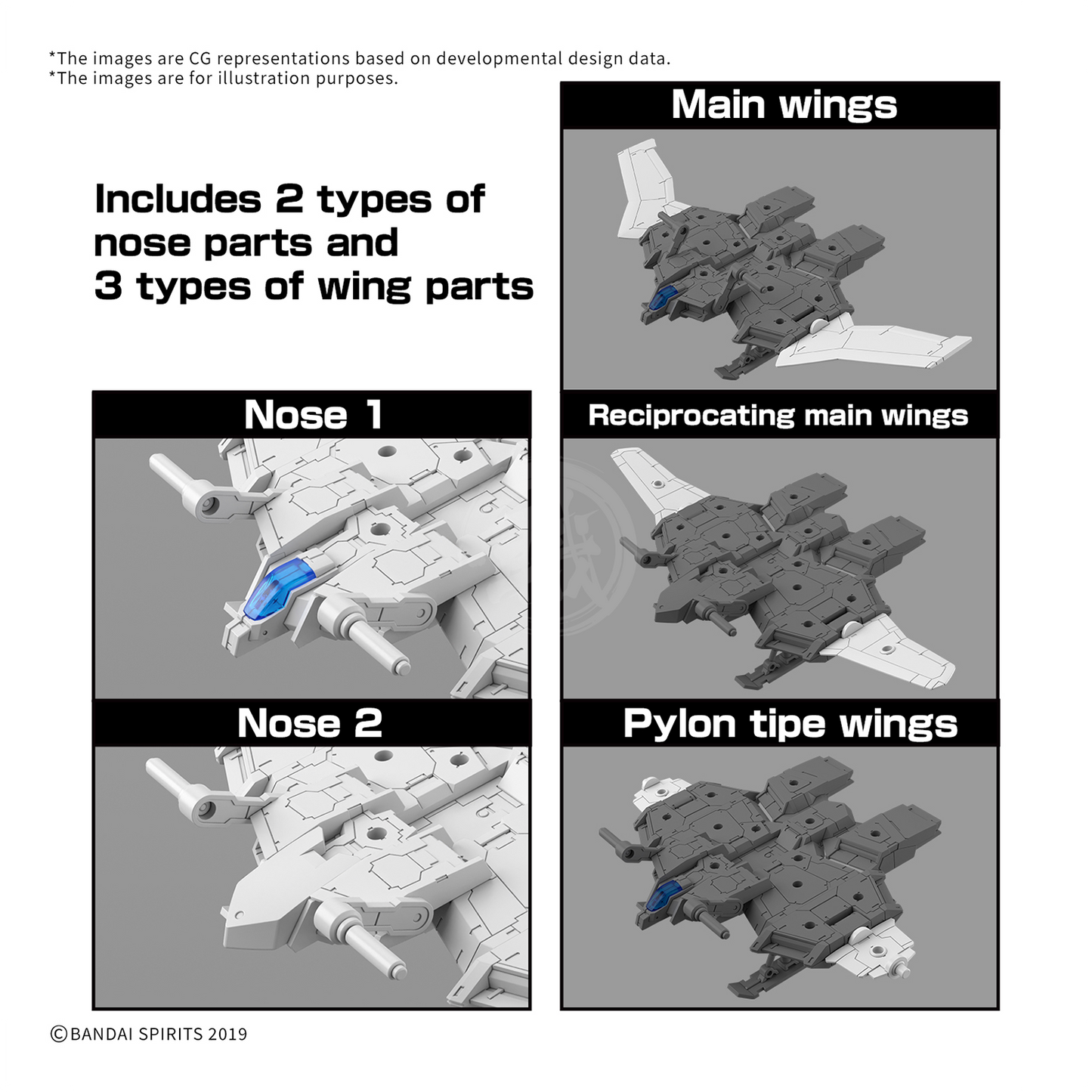 30MM Extended Armament Vehicle [Wing Mobile Ver.]