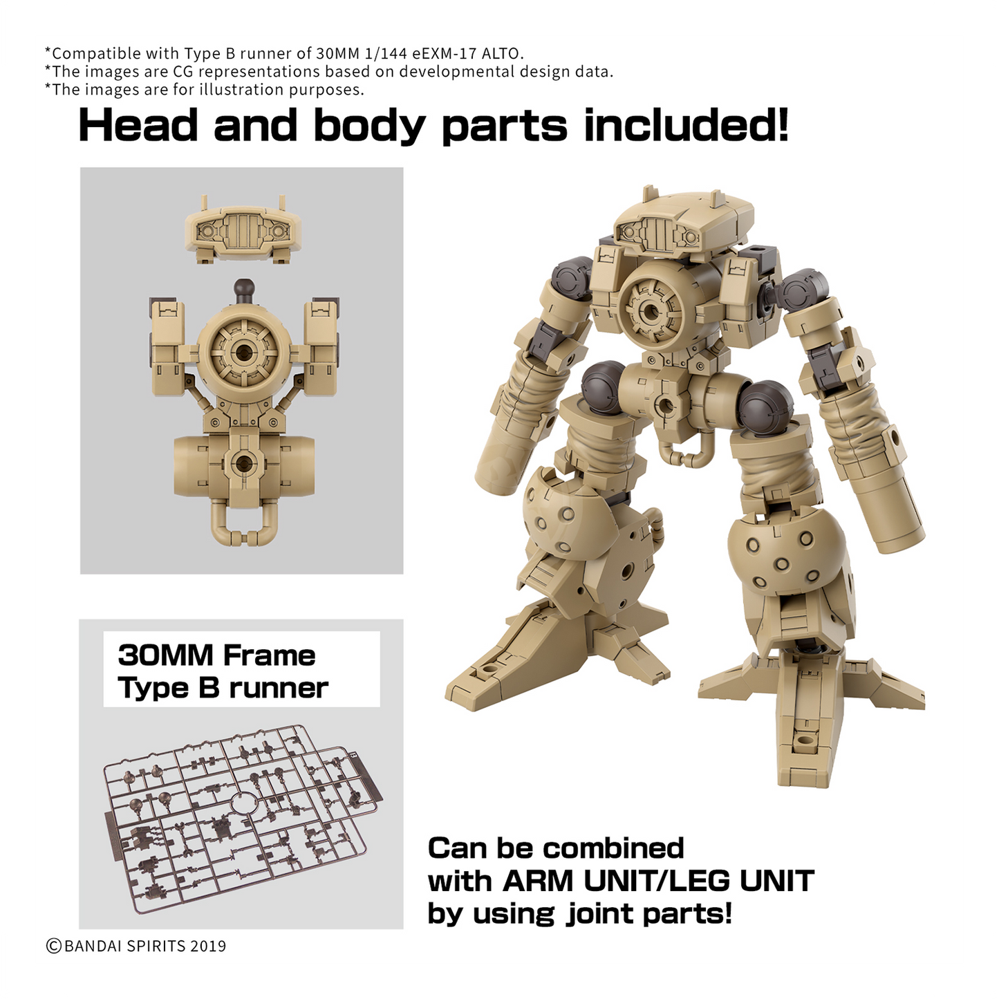 30MM Option Parts Set 18 [Arm Unit / Leg Unit 2]