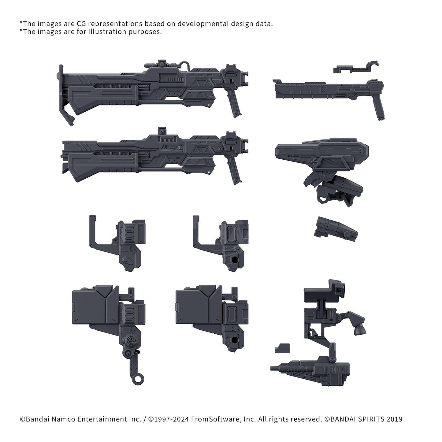 30MM Option Parts Set Armored Core Fires of Rubicon Weapon Set 03