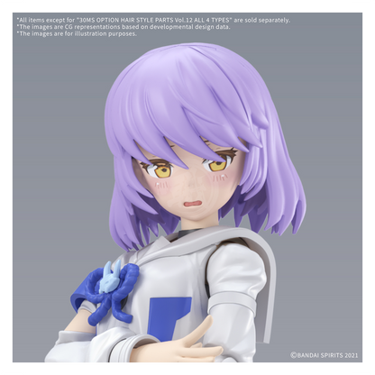 30MS Hair Style Parts [Vol.12] [Medium-6 Purple-2] - ShokuninGunpla
