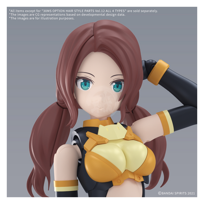 30MS Hair Style Parts [Vol.12] [Twintails-9 Brown-5] - ShokuninGunpla