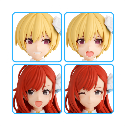 30MS Hair Style & Face Parts Set [Juri Saijo / Natsuha Arisugawa] - ShokuninGunpla
