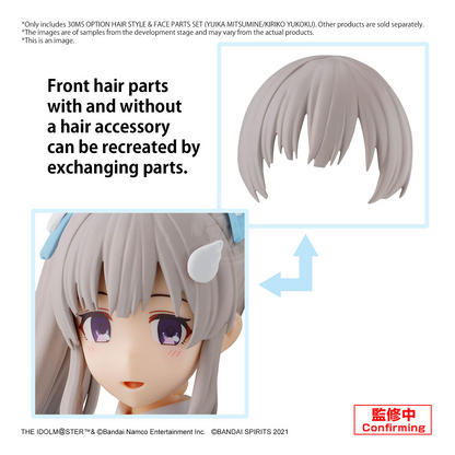 30MS Hair Style & Face Parts Set [Yuika Mitsumine / Kiriko Yukoku]