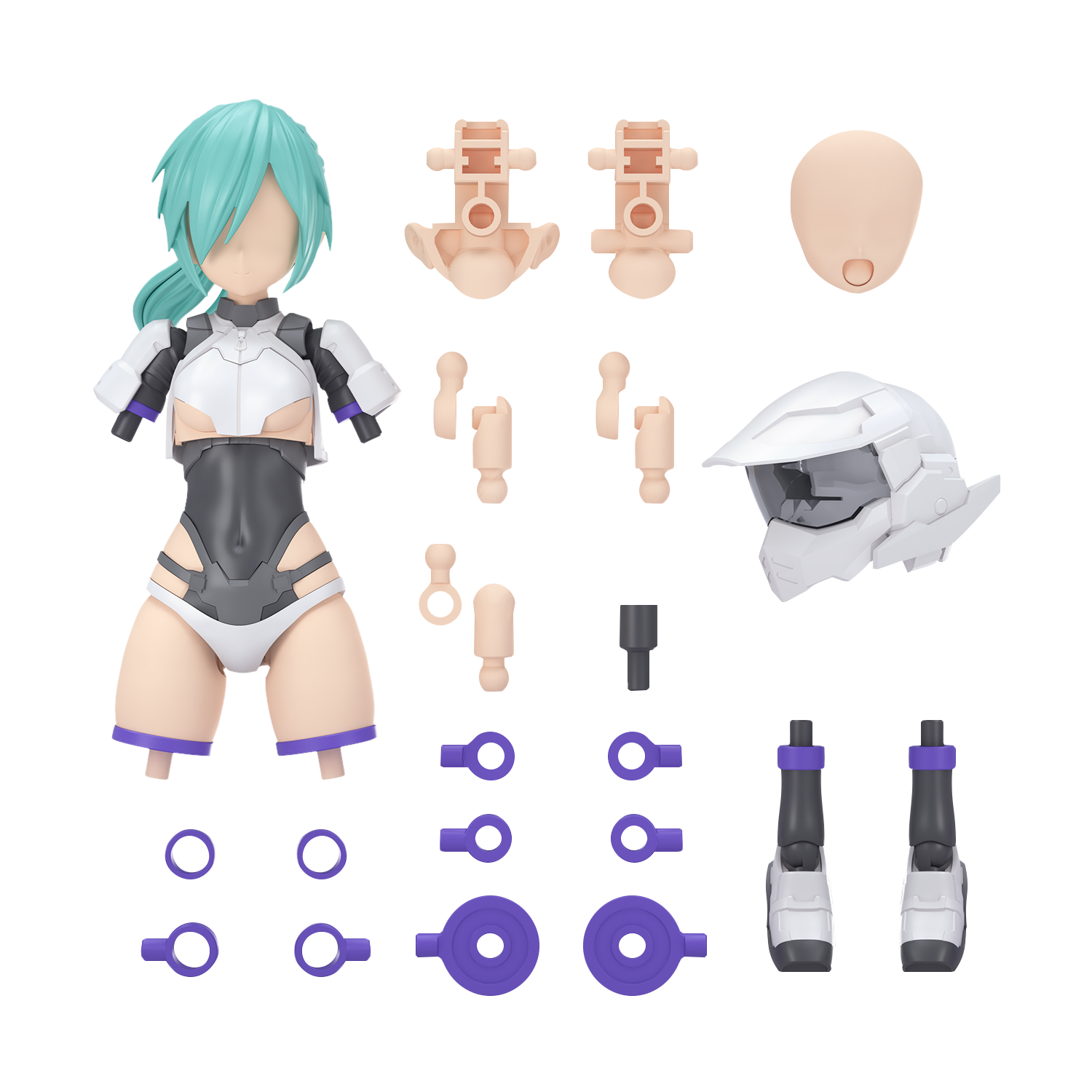 30MS Parts Set 22 [Turbo Costume Alpha] [Color B] - ShokuninGunpla