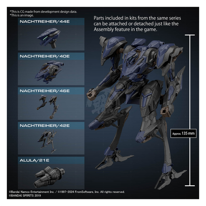 30MM Armored Core VI Fires of Rubicon Schneider Nachtreiher/40E Steel Haze