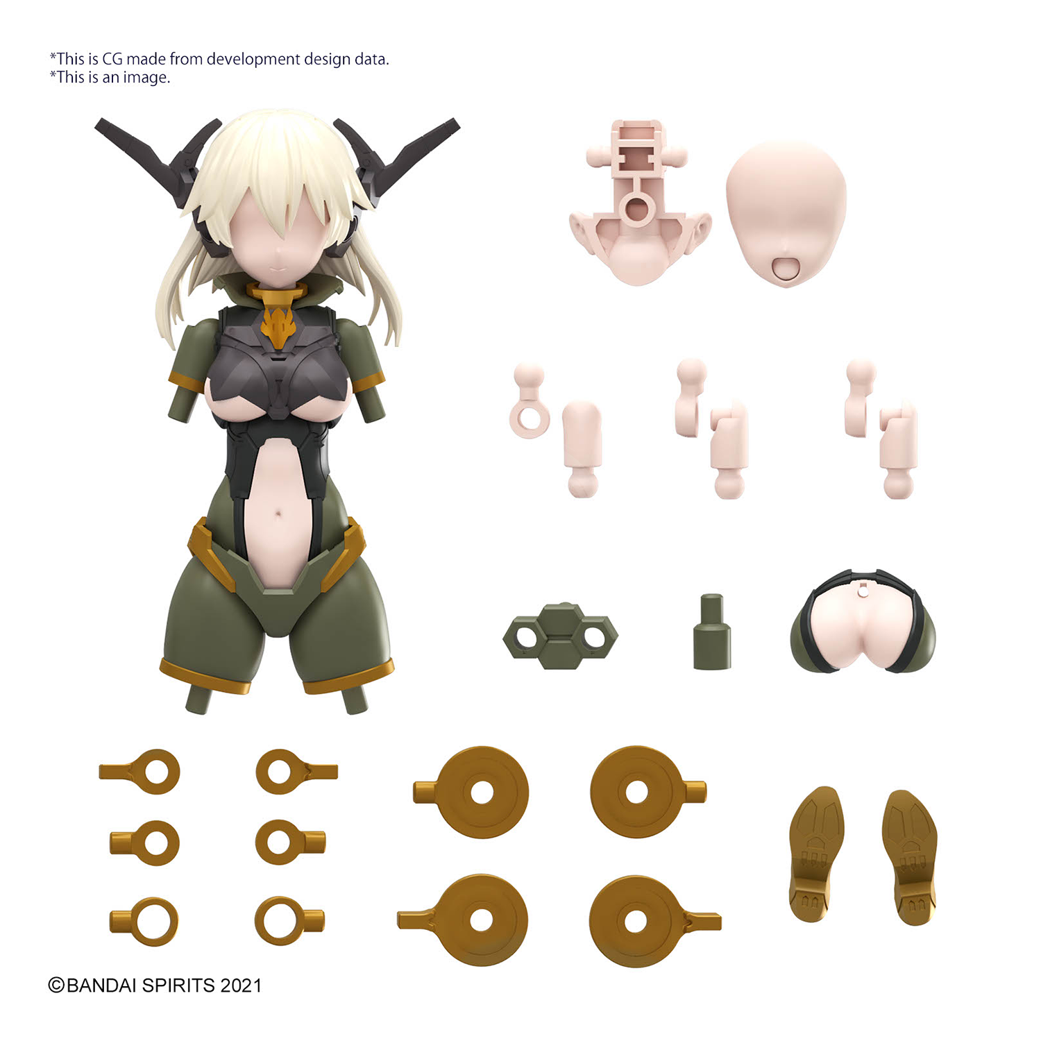 Bandai - 30MS Parts Set 13 [Tactical Costume] [Color B] - ShokuninGunpla