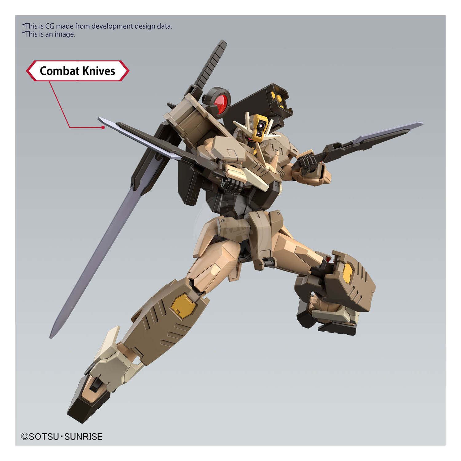 Bandai - HG Gundam OO Command Qan[T] Desert Type - ShokuninGunpla