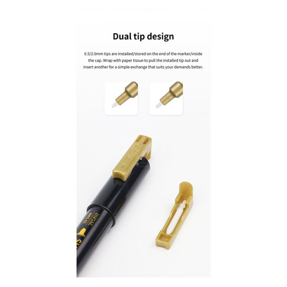 MKS-03 Champagne Gold Super Metallic Color Marker