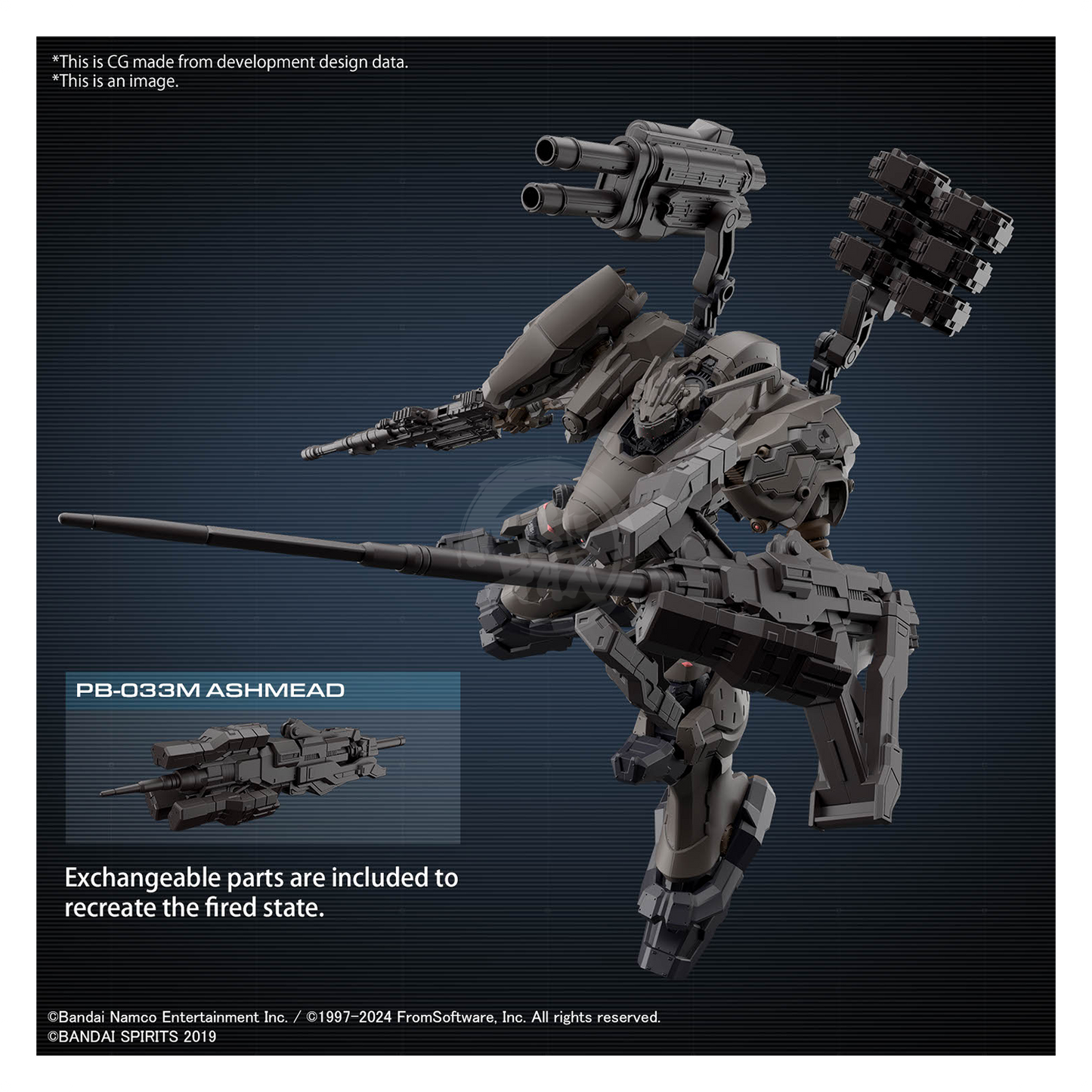 30MM Armored Core VI Fires of Rubicon RaD CC-2000 Orbiter Nightfall