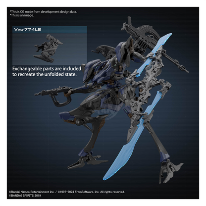 30MM Armored Core VI Fires of Rubicon Schneider Nachtreiher/40E Steel Haze