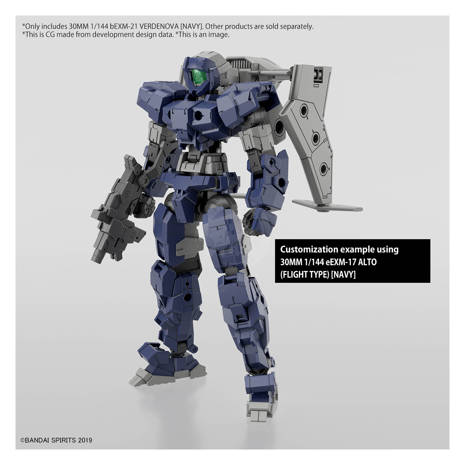 Bandai - 30MM Verdenova [Navy] - ShokuninGunpla