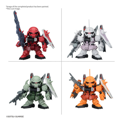 SD BB Senshi ZGMF Zaku Series Set