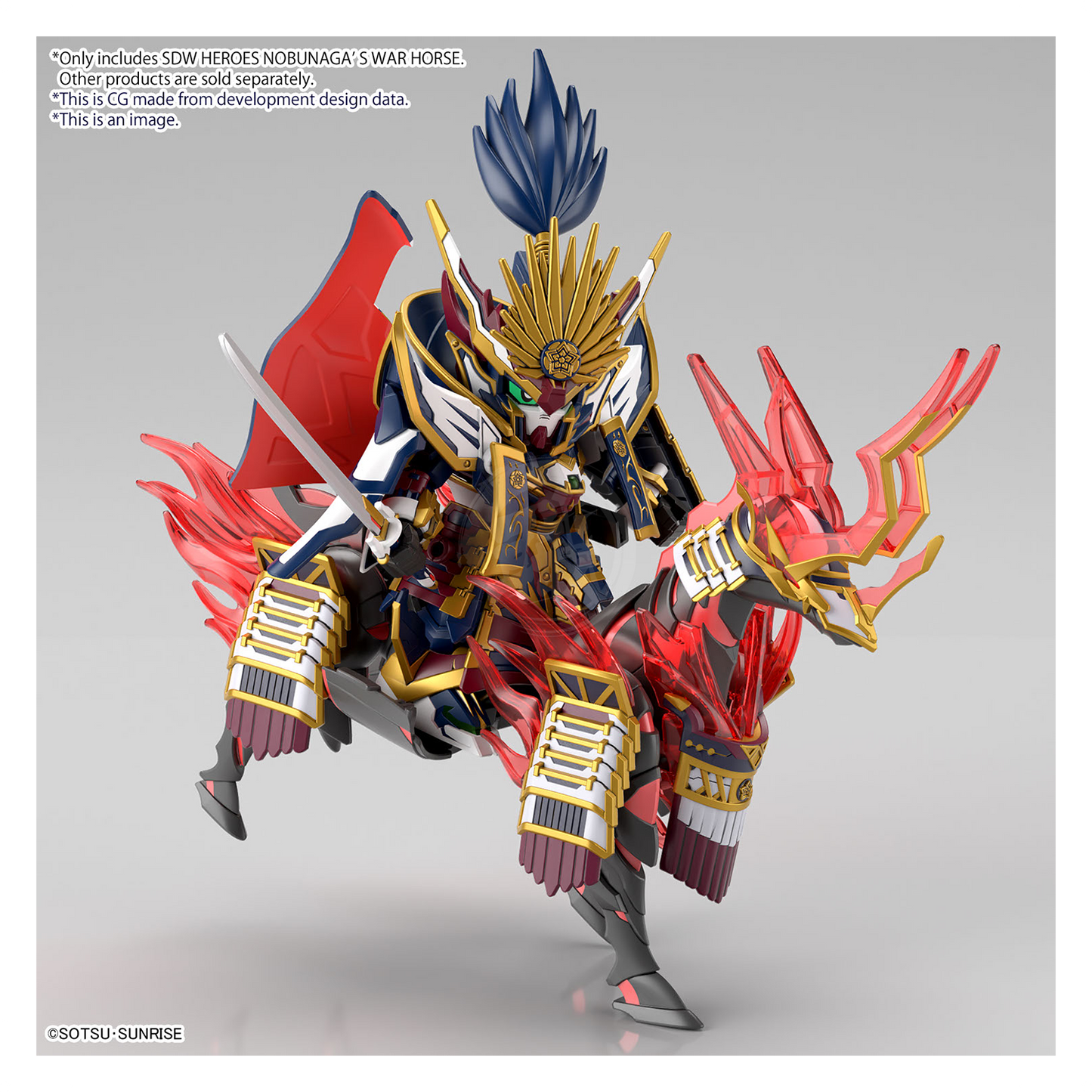 Bandai - SDW Heroes Nobunaga's War Horse - ShokuninGunpla