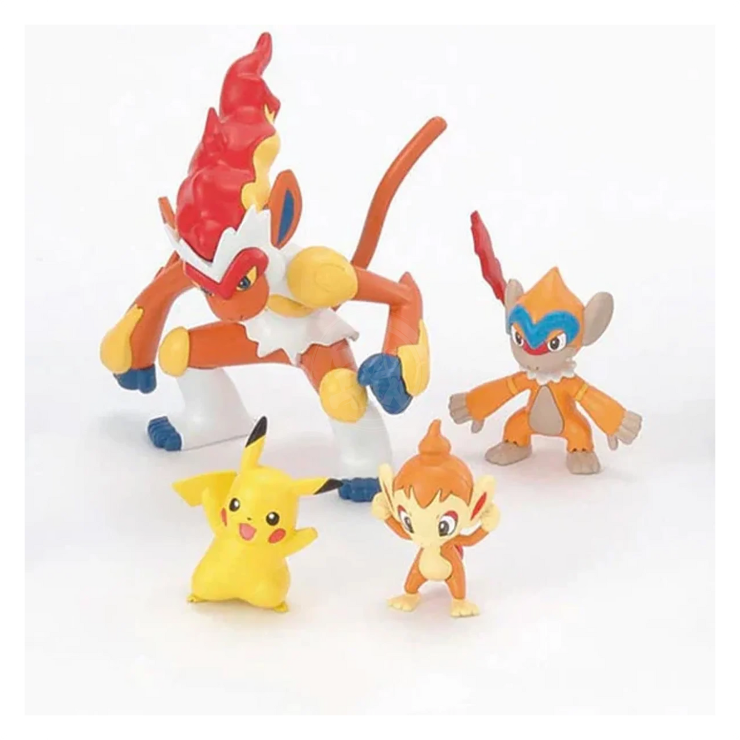 [Pokemon Plamo 07] Infernape Evolution Set