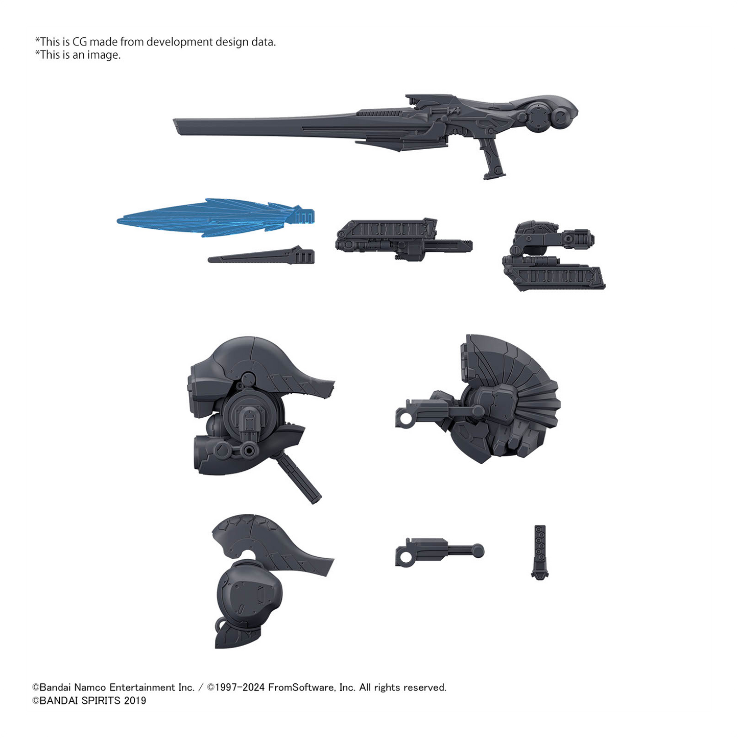 30MM Option Parts Set Armored Core Fires of Rubicon Weapon Set 01