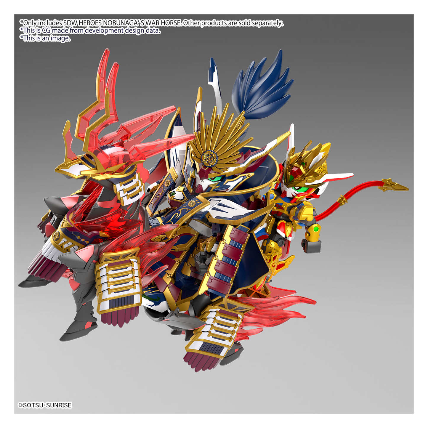 Bandai - SDW Heroes Nobunaga's War Horse - ShokuninGunpla