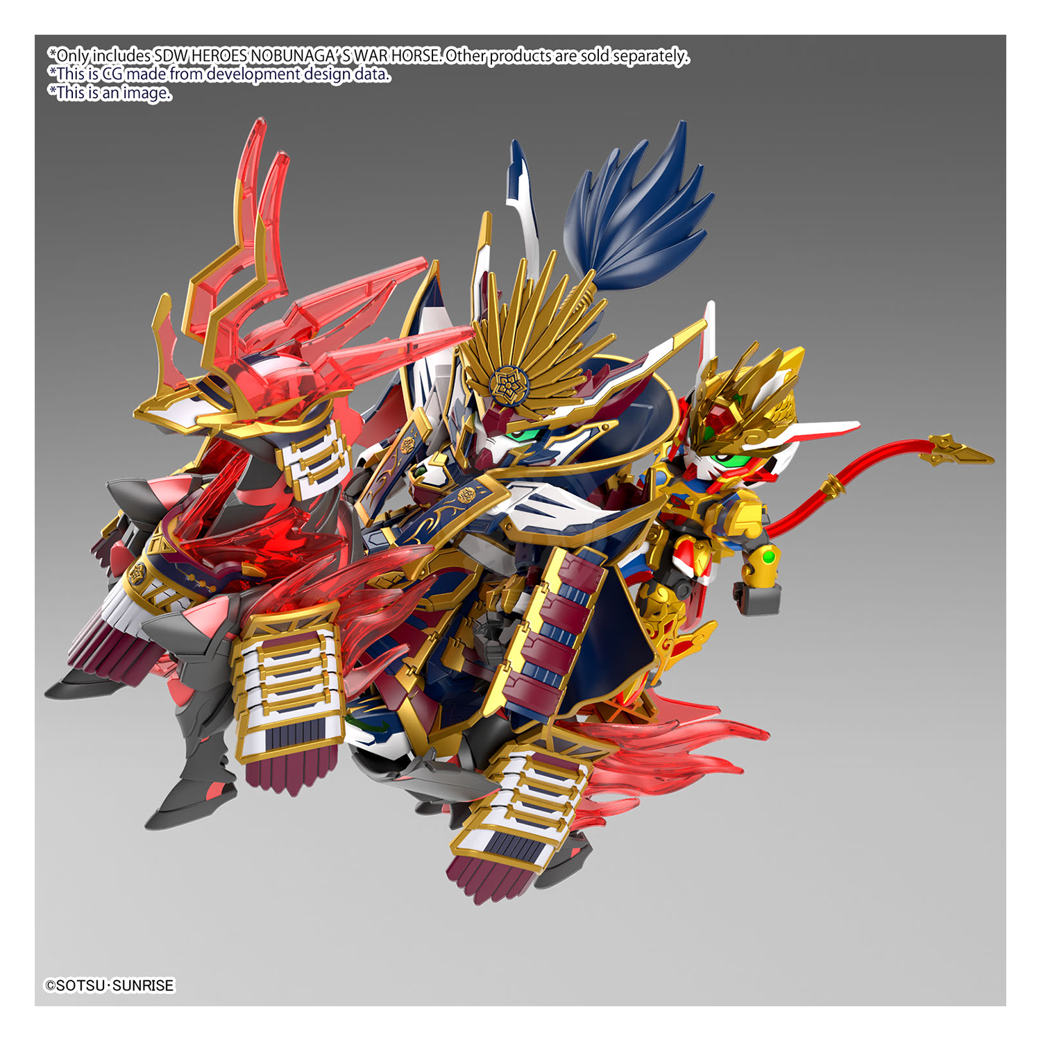 Bandai - SDW Heroes Nobunaga's War Horse - ShokuninGunpla