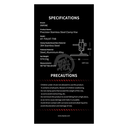 DSPIAE - Precision Stainless Steel Clamp Vise - ShokuninGunpla