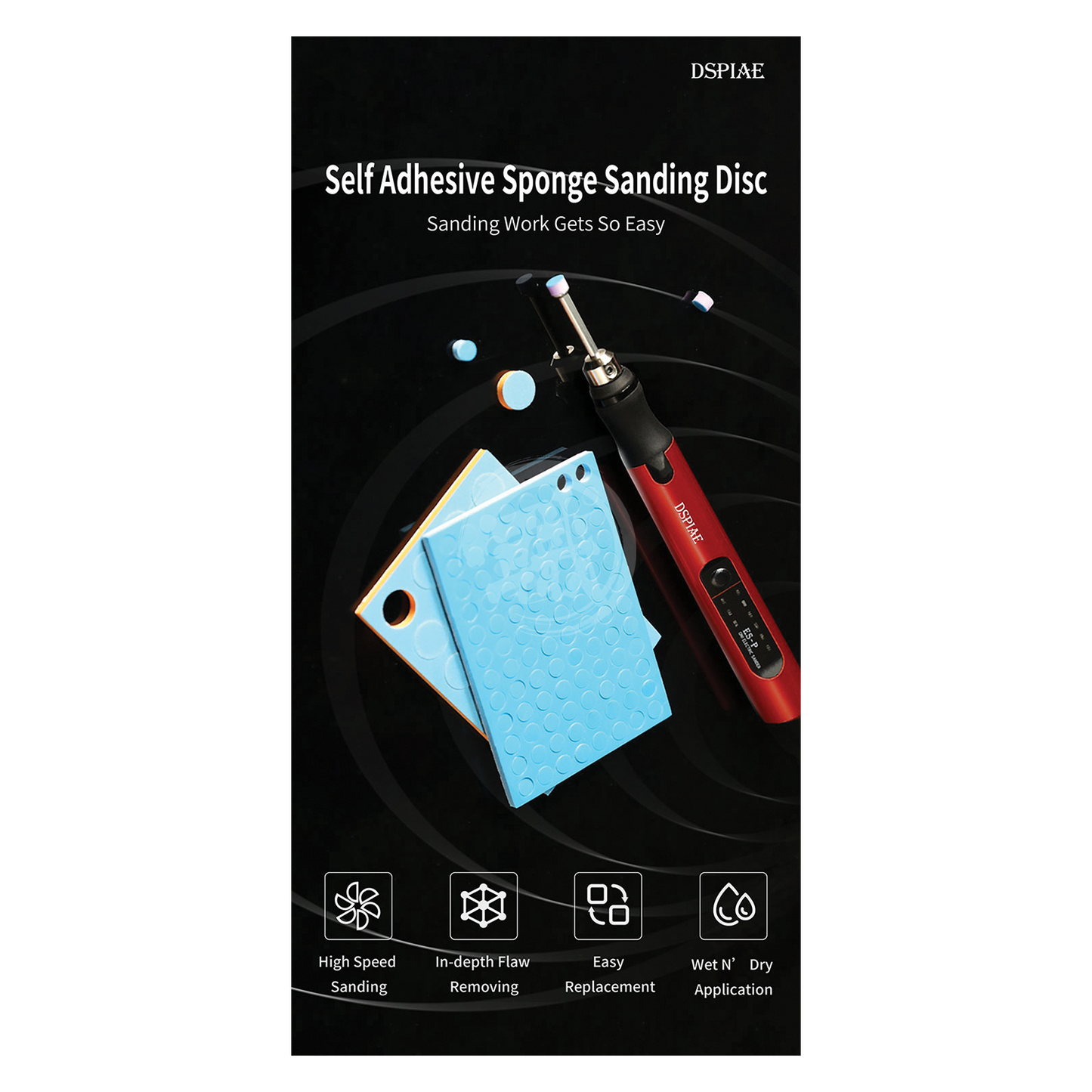 DSPIAE - Sponge Sanding Discs Set [Small] - ShokuninGunpla