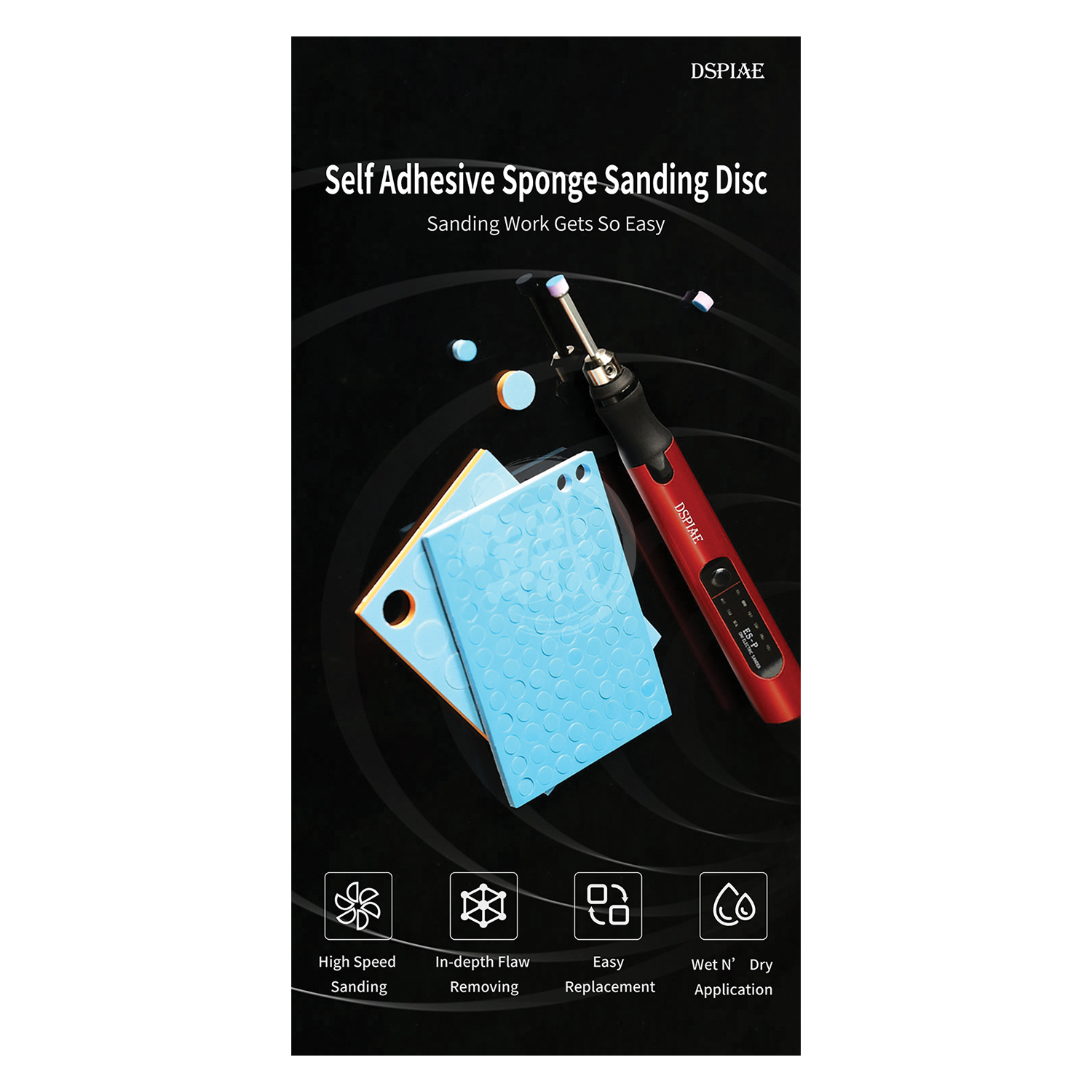 DSPIAE - Sponge Sanding Discs Set [Small] - ShokuninGunpla